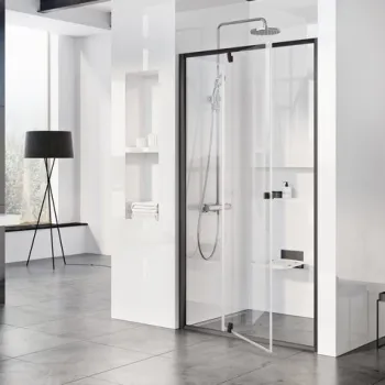 Usa de dus Ravak Pivot PDOP2 100cm  negru imagine