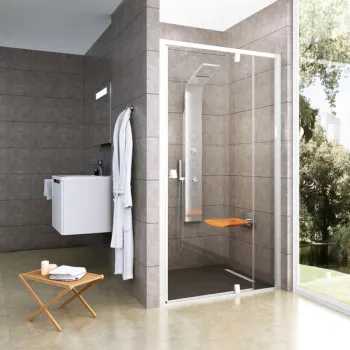 Usa de dus Ravak Pivot PDOP2 110cm  alb imagine