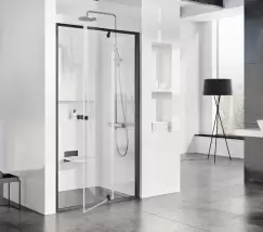 Usa de dus Ravak Pivot PDOP2 110cm negru imagine