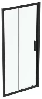 Usa de nisa culisanta Ideal Standard Connect 2 100cm sticla 6mm tratata IdealClean profil negru mat imagine