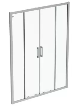 Usa de nisa culisanta tip cortina Ideal Standard Connect 2 150cm sticla 6mm tratata IdealClean imagine