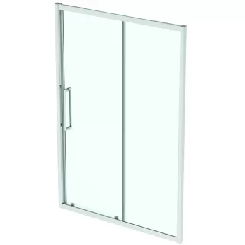Usa de nisa Ideal Standard I.life 140cm sticla transparenta 8mm tratata anticalcar IdealClean profil crom lucios imagine