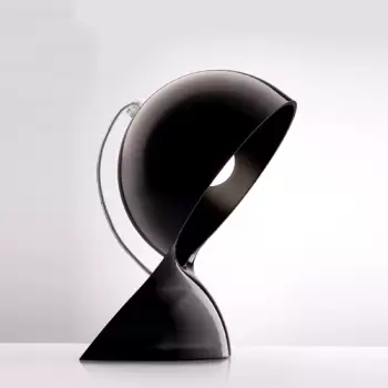 Veioza Artemide Dalu design Vico Magistretti negru imagine
