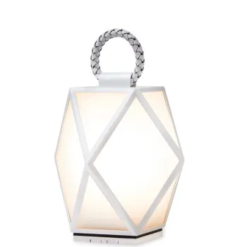 Veioza exterior Contardi Muse Outdoor Battery  design Tristan Auer  LED 1x3W  h 25cm  IP65  alb mat imagine