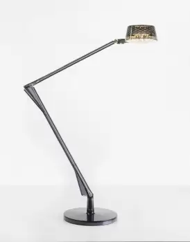 Veioza Kartell Aledin Dec design Alberto & Francesco Meda fumuriu transparent imagine