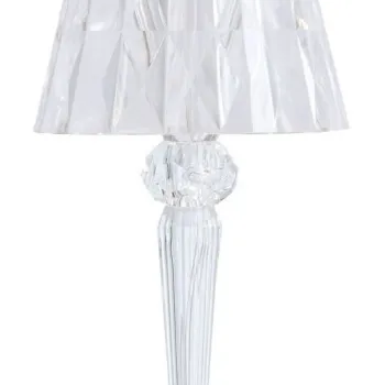 Veioza Kartell Battery design Ferruccio Laviani LED 0.8W h22cm transparent imagine