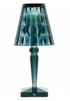 Veioza Kartell Big Battery design Ferruccio Laviani LED 3W h37.3cm albastru transparent imagine