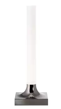 Veioza Kartell Goodnight Battery design Philippe Stark LED 1.6W IP20 h29cm titanium lucios imagine