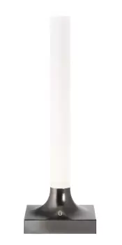 Veioza Kartell Goodnight Battery design Philippe Stark LED 1.6W IP20 h29cm titanium mat imagine