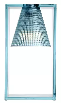 Veioza Kartell Light Air design Eugeni Quitllet 32x17x14cm bleu transparent imagine