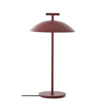 Veioza Kartell Mini Geen-A design Ferruccio Laviani LED 1.5W h36.5cm rosu imagine