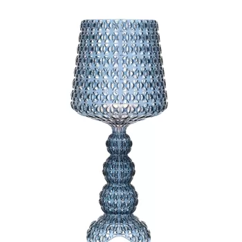 Veioza Kartell Mini Kabuki design Ferruccio Laviani LED 8.4W h70cm bleu imagine
