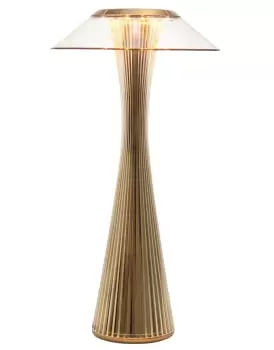 Veioza Kartell Space design Adam Tihany LED 15x30cm auriu metalizat imagine