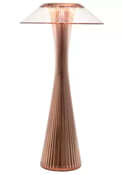 Veioza Kartell Space design Adam Tihany LED 15x30cm cupru metalizat imagine