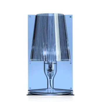 Veioza Kartell Take design Ferruccio Laviani E14 max 5W LED h31cm albastru imagine