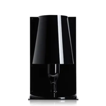 Veioza Kartell Take design Ferruccio Laviani E14 max 5W LED h31cm negru imagine