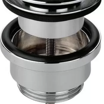 Ventil blocabil Viega Visign V1 Click pentru lavoare fara preaplin crom lucios imagine