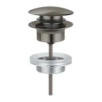 Ventil click-clack Grohe 65807 pentru lavoare cu preaplin brushed hard graphite imagine