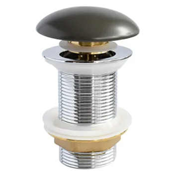 Ventil click-clack pentru lavoar Besco C-L gri mat imagine