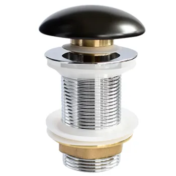 Ventil click-clack pentru lavoar Besco C-L negru mat imagine