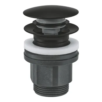 Ventil click-clack pentru lavoare Grohe  matte black imagine