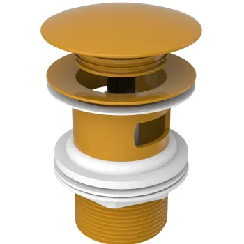 Ventil click-clack Roca pentru lavoare cu preaplin Honey Yellow imagine