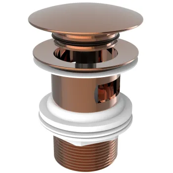 Ventil click-clack Roca pentru lavoare cu preaplin Rose Gold imagine