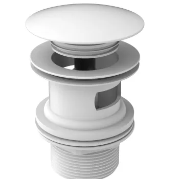 Ventil click-clack Roca pentru lavoare cu preaplin White Matt imagine