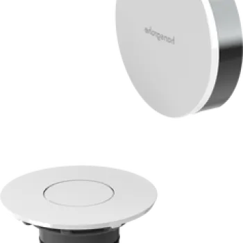 Ventil click-clack si ornament preaplin pentru cada Hansgrohe Flexaplus  crom-alb imagine