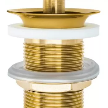 Ventil Duravit pentru lavoare fara preaplin auriu lucios imagine