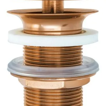 Ventil Duravit pentru lavoare fara preaplin  bronz periat imagine