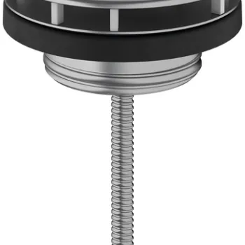 Ventil fix Hansgrohe pentru lavoare fara preaplin negru periat imagine