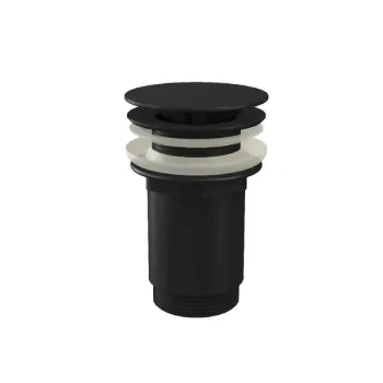 Ventil fix pentru lavoare Ravak fara preaplin black imagine