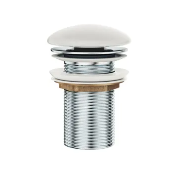Ventil fix pentru lavoare Ravak fara preaplin capac ceramic alb imagine