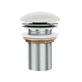 Ventil fix pentru lavoare Ravak fara preaplin capac ceramic alb imagine