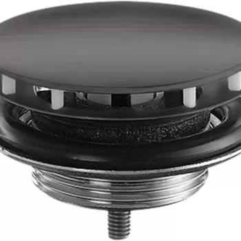 Ventil lavoar Hansgrohe Axor fara inchidere pentru lavoare fara preaplin negru periat imagine