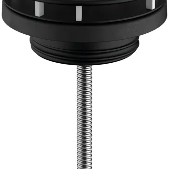 Ventil lavoar Hansgrohe fix pentru lavoare fara preaplin negru mat imagine