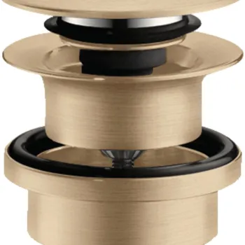 Ventil lavoar Hansgrohe Push-Open DN32 bronz periat imagine