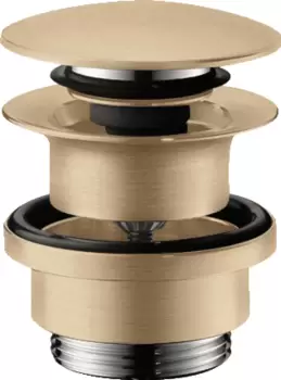 Ventil lavoar Hansgrohe Push-Open DN32 bronz periat imagine