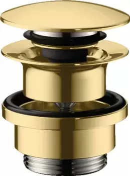 Ventil lavoar Hansgrohe Push-Open DN32 gold optic lustruit imagine