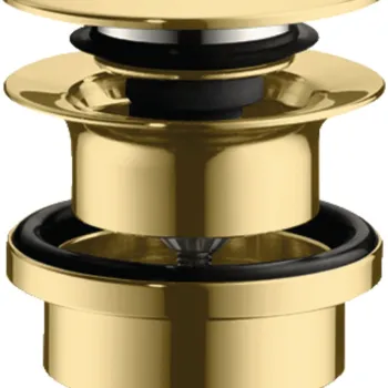 Ventil lavoar Hansgrohe Push-Open DN32 gold optic lustruit imagine