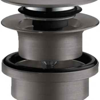 Ventil lavoar Hansgrohe Push-Open DN32 negru periat imagine