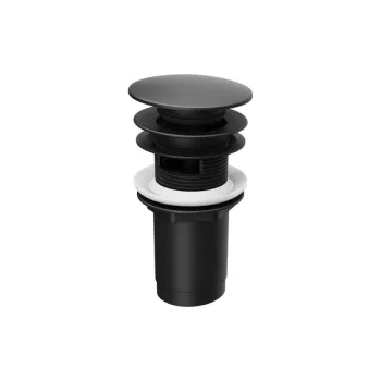Ventil lavoar Ravak X01748 tip click-clack pentru lavoare cu preaplin negru imagine