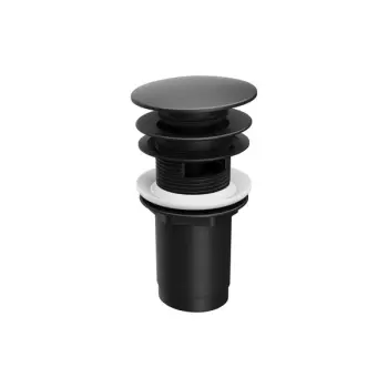 Ventil lavoar Ravak X01748 tip click-clack pentru lavoare cu preaplin negru imagine