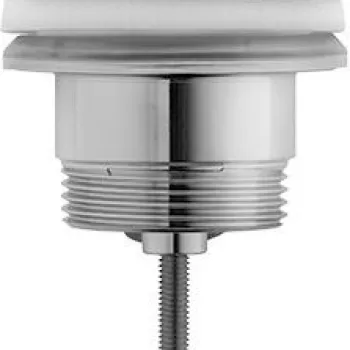 Ventil push-open Duravit pentru lavoare cu preaplin inox periat imagine