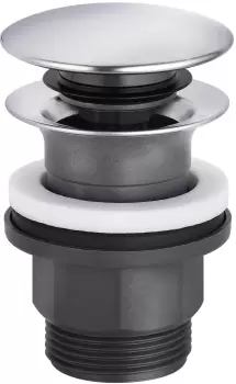 Ventil push-open Kludi pentru lavoare cu preaplin crom imagine
