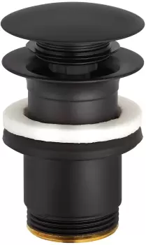 Ventil push-open Kludi pentru lavoare cu preaplin negru mat imagine