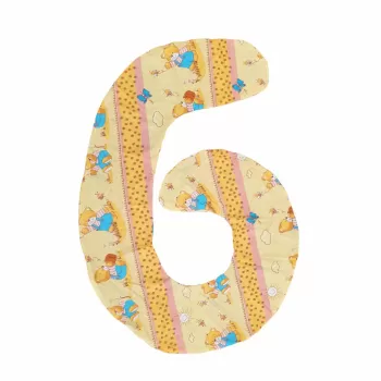 Husa aditionala pentru Perna mutifunctionala SomnArt de gravide Mami, Honey imagine