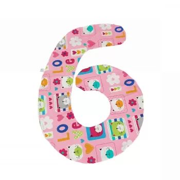 Husa aditionala pentru Perna mutifunctionala SomnArt de gravide Mami, Pisicute imagine