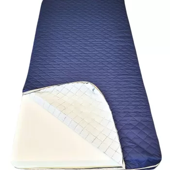 Husa impermeabila 90x190x20 cm, matlasata cu vatelina, lavabila, cu fermoar imagine